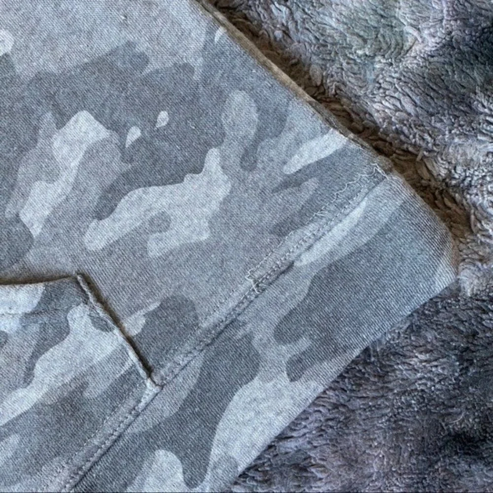 Vintage Havana Mixed Print Camo Leopard Hoodie
